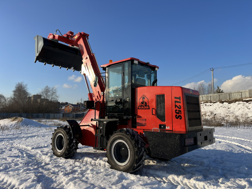 телескопический погрузчик builder tl25s