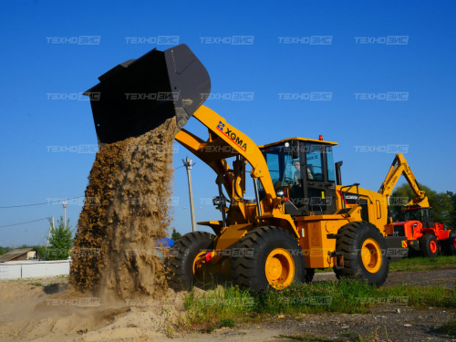 фронтальный погрузчик xgma xg955n