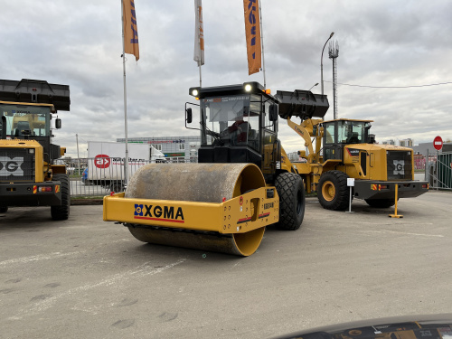 грунтовый каток xgma xg614h